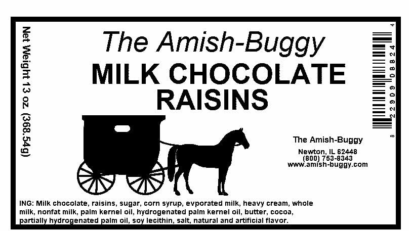 Premium Chocolate Candy 2-13 Oz. Bags (Milk Chocolate Raisins)