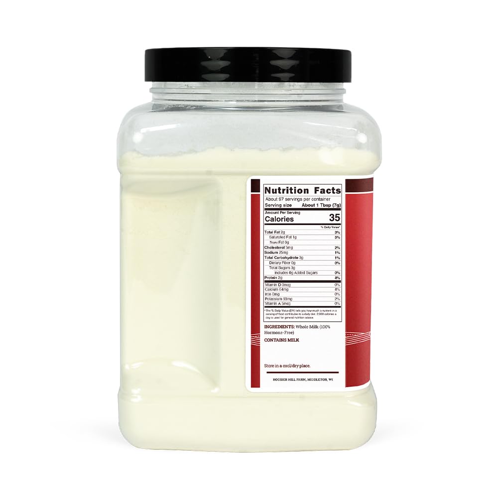 Hoosier Hill Farm Whole Milk Powder, 1.5LB, 24 Ounce (Pack of 1)