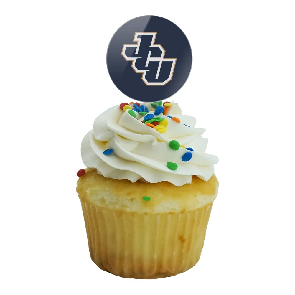 Graphics & More John Carroll University Primary Logo Cupcake Picks Toppers Decoration Set Of 6