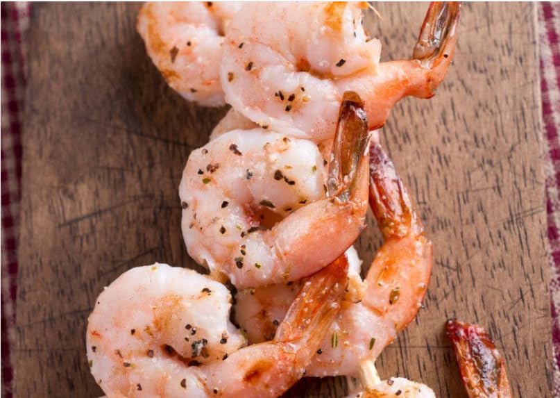 New York Steak & Seafood Wild-Aught Shrimp - Frozen Fresh Wild-Caught Shrimp - Wild Caught Uncooked Shrimp - 96 Oz. Jumbo (Appr
