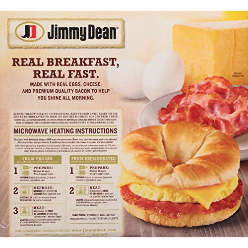 JIMMY DEAN FROZEN BACON EGG CHEESE CROISSANT 28.8 OZ - 0077900501861