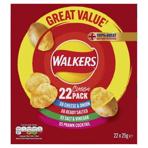 Walkers Classic Variety Multipack Crisps 20X25g