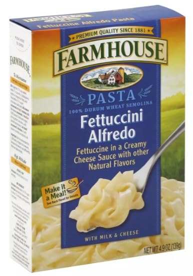 Fettuccini Alfredo Pasta 4.9 oz boxes (Pack of 8)