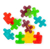 Bayside Candy Gummy Puzzle Pieces Candy - Fun Shaped Candy Chewy Gummies - Chewy Fruity Treats (2LB)