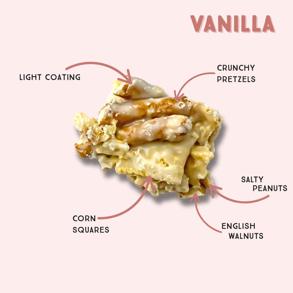 Chunk Nibbles Snack Clusters | Vanilla (Original) Flavor Bite-Size Clusters | 4.25oz (Pack of 3)