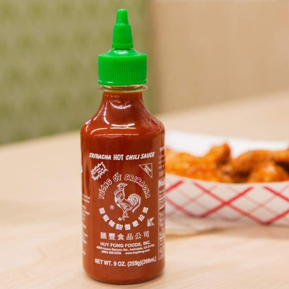 Huy Fong Sriracha Hot Chili Sauce, 9 Ounce (Pack Of 1)