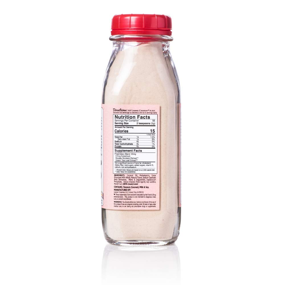 Leaner Creamer Non-Dairy Sugar Free Coffee Creamer Powder. Perfect Coconut Oil Non-Dairy Powder To Naturally Cream And Sweeten Coffee, Smoothies, Protein Shakes & More! Ideal Flavoring For All Diets 9.87 Oz Pouch Peppermint Mocha