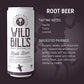 Wild Bills Craft Soda Variety Pack, 4 Flavors, Caffeine Free, Pure Cane Sugar, 12 Oz, 12 Pack