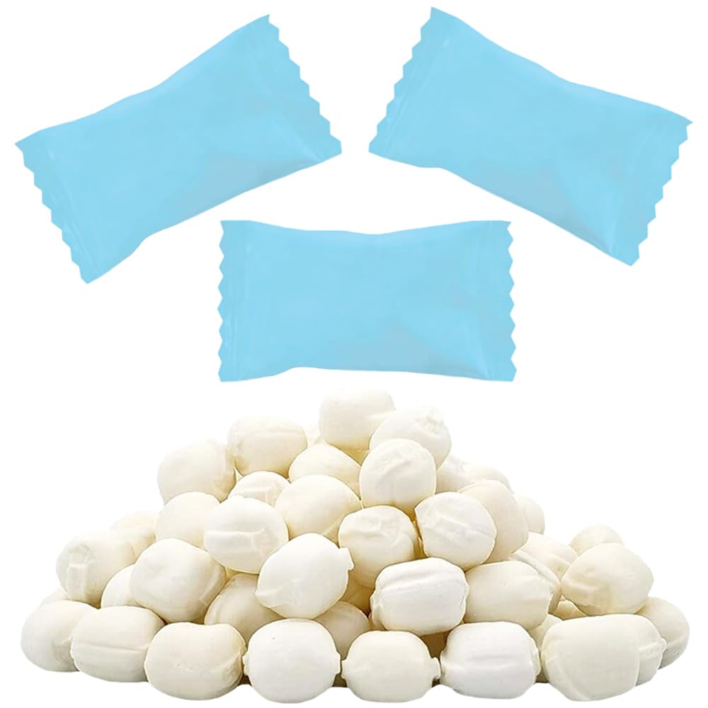 The Dreidel Company Mint Candies, Fat-Free, Baby Blue Buttermints, 110 Count