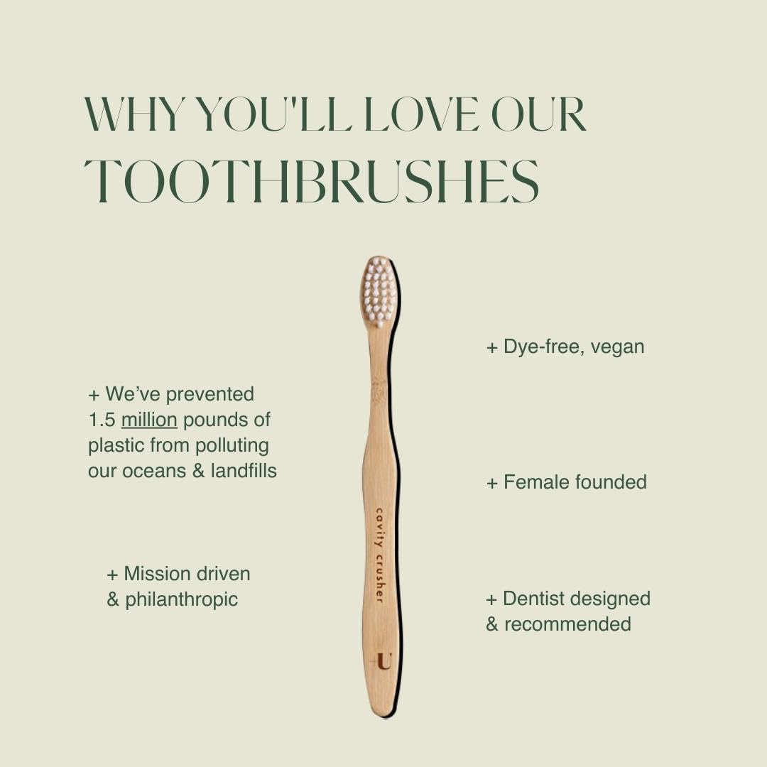 Plus Ultra Kids Bamboo Toothbrush - Biodegradable, Eco-Friendly And Bpa Free Soft Bristle Toothbrush - Dentist-Approved All-Natu