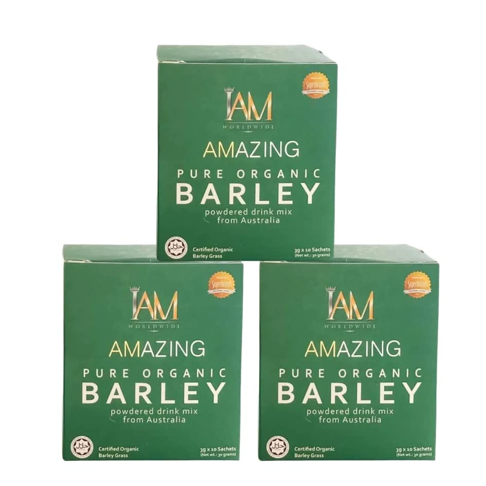 Generic IAM Amazing Organic Barley Powder Drink Mix - 0.04 Ounce (Pack of 30)