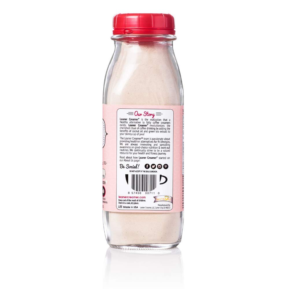 Leaner Creamer Non-Dairy Sugar Free Coffee Creamer Powder. Perfect Coconut Oil Non-Dairy Powder To Naturally Cream And Sweeten Coffee, Smoothies, Protein Shakes & More! Ideal Flavoring For All Diets 9.87 Oz Pouch Peppermint Mocha