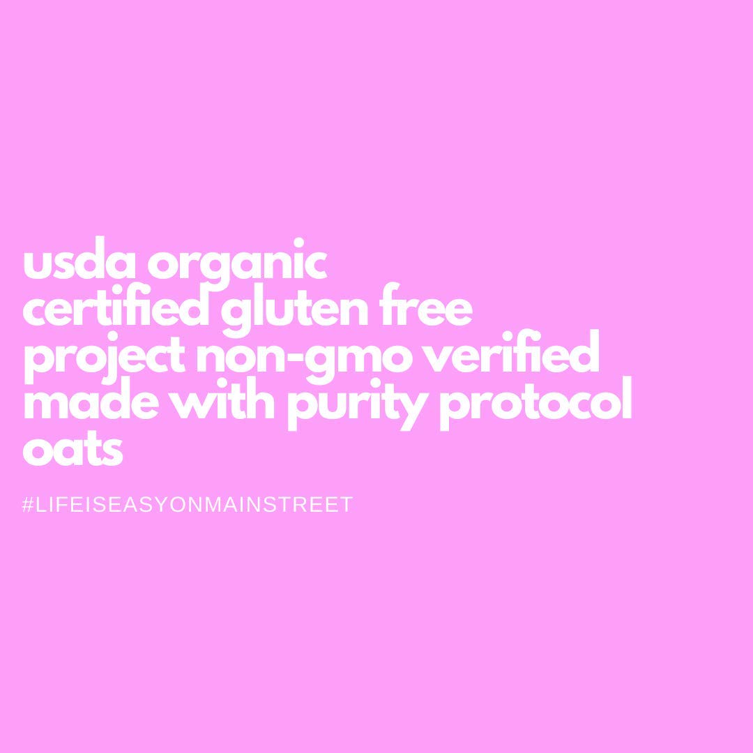 Bakery On Main Organic Oats - Gluten Free Organic Quick Oats - Non-Gmo, Preservative-Free Organic Quick Oats For Breakfast, Baking - 24Oz Bag (Pack Of 2)