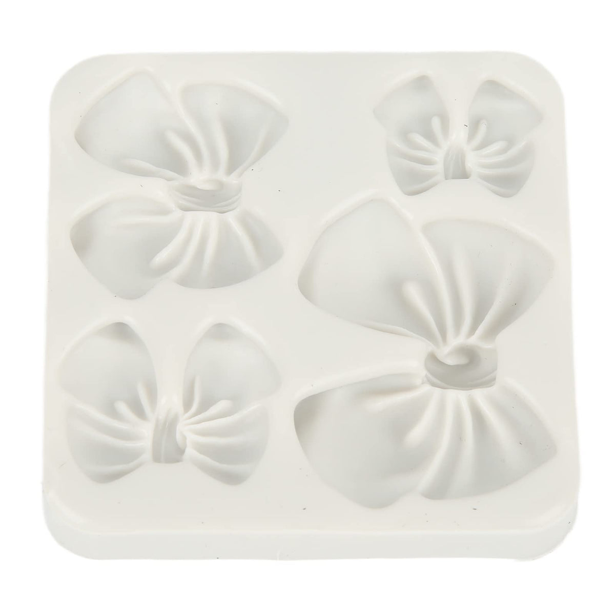 Bow , Prevent Stick Cake Cupcake Decoration Silicone Cartoon Bow Knot for DIY Chocolate Cake Craft