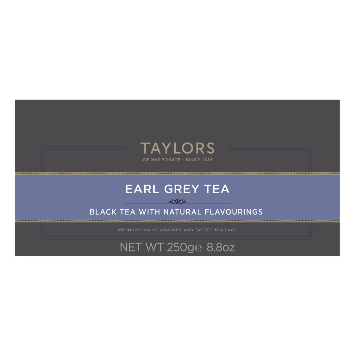 Taylors Of Harrogate Earl Grey, 100 Count (Pack Of 1)