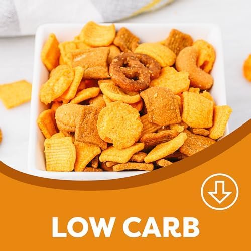 Catalina Crunch Protein Grab & Go Snack Mix with Cheese Crisps | 16g Protein, 2g Sugar per Pouch | Good Source of Fiber, Keto, G