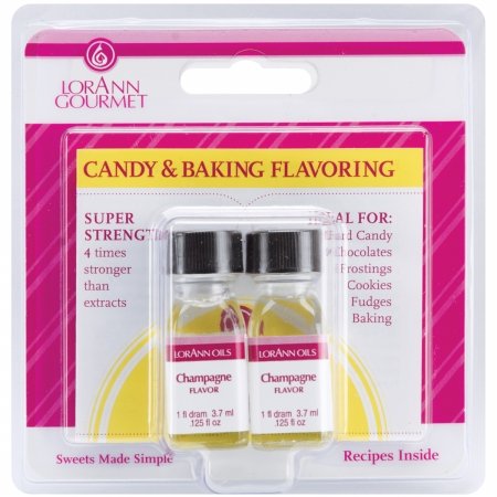 LorAnn Sparkling Wine Flavor, Twin Pack, 1 Dram Each, Clear