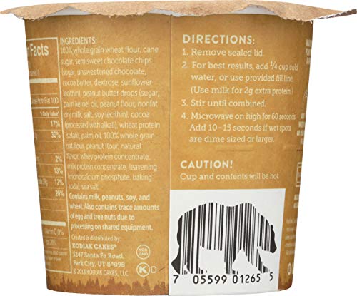 Kodiak Pancake On The Go High Protein Snack, Chocolate Peanut Butter, 2.36 Ounce