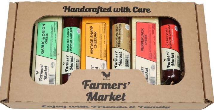 Deli Direct Farmers Market Gift Basket - Gluten Free, Keto, Paleo - 6 Piece Set