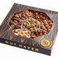 Nut Haven Thanksgiving Nuts Gift Basket - Extra Large Assortment of Sweet & Roasted Salted Nuts - Brown 2 Color