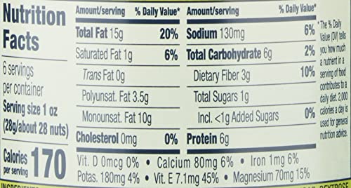 Blue Diamond Almonds Spicy Dill Pickle Flavored Snack Nuts, 6 Oz Resealable Can (Pack of 2)