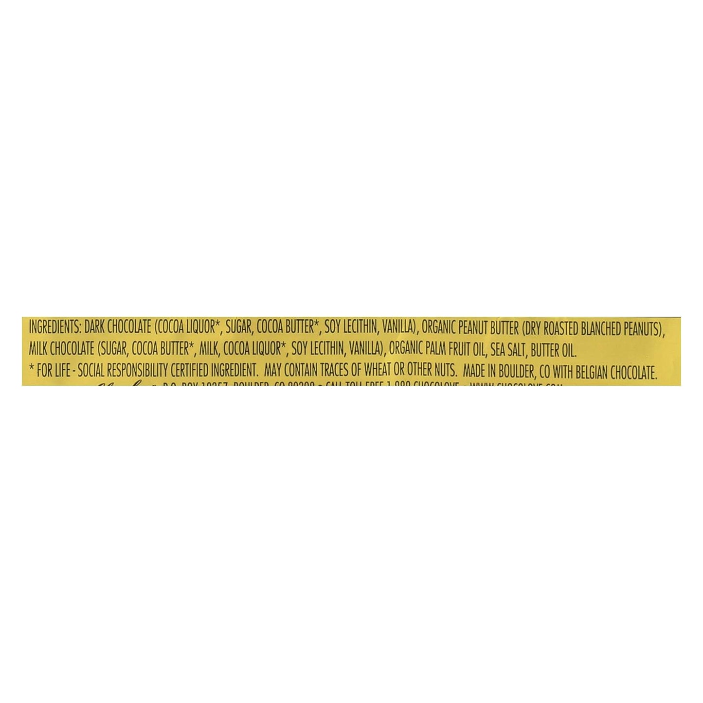 Chocolove Peanut Butter Cups Dark chocolate, 1.2 oz