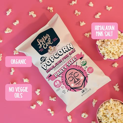 Lesser Evil Organic Pink Himalayan Salt Popcorn 8 OZ
