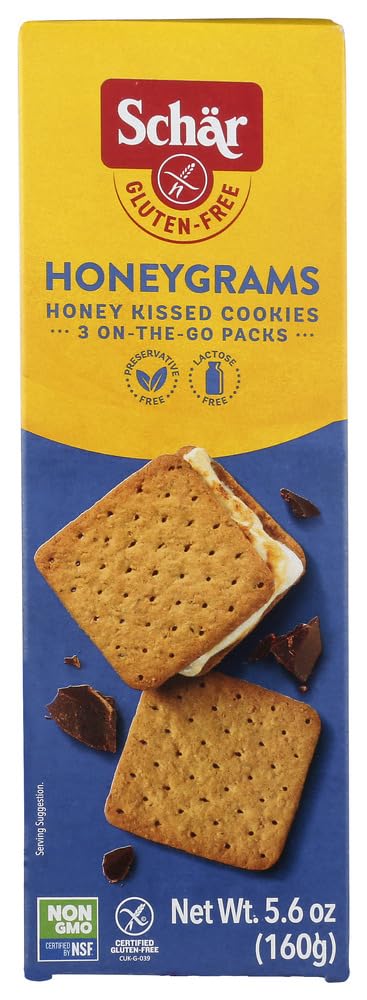 Schar Cookie Honeygrams, 5.6-Ounce 6Pack