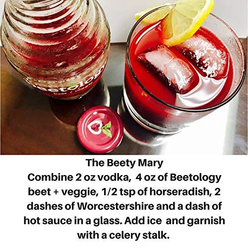 Beetology Beet Plus Veggie Juice, 8.45 Fl Oz (Pack of 6)