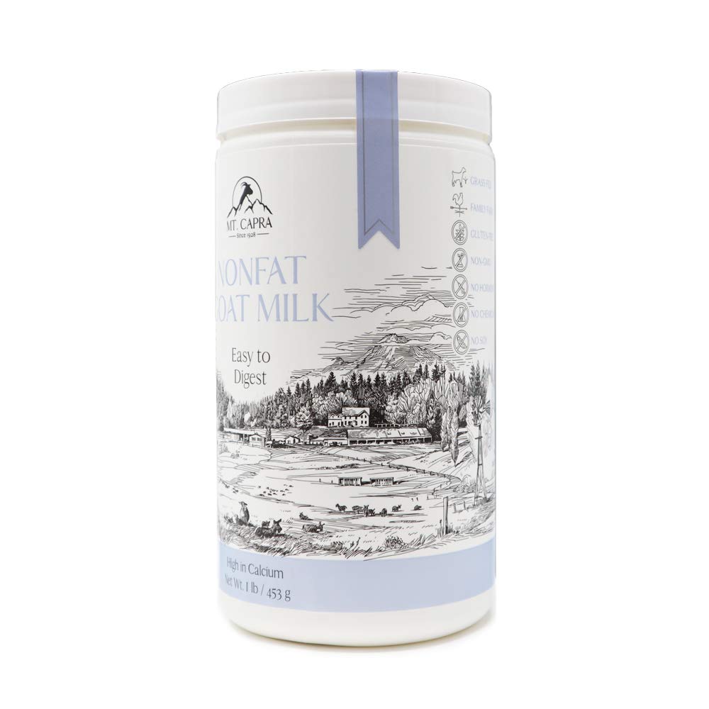 Non-Fat Goat Milk By Mt. Capra Since 1928 | An Easy To Digest, Fat-Free, Non-Gmo Goat Milk Powder From Grass Fed Pastured Goats