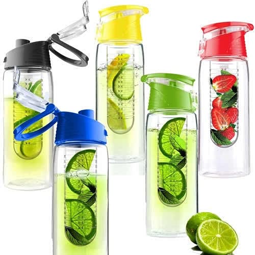 Vistashops Fruit Infuser Drink Bottle - Fruit Cola Bottle, Ideal for Flavored Water, BPA-Free, Eco-Friendly Design