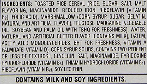 Kellogg's Rice Krispies Treats Original Crispy Marshmallow Squares .78 oz Bars - 54 Bars