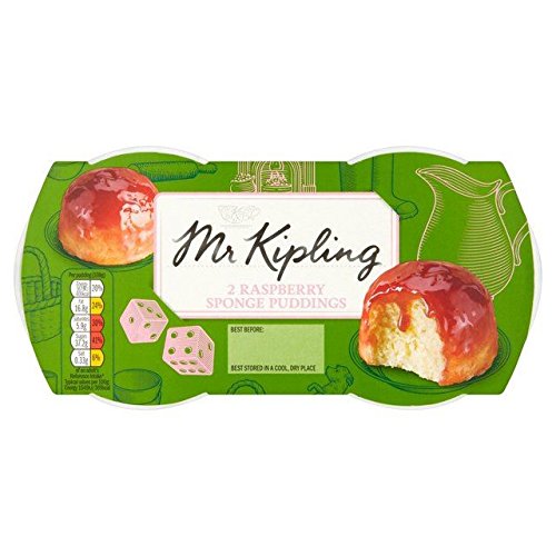 Mr Kipling Sponge Pudding Raspberry - 2 per pack