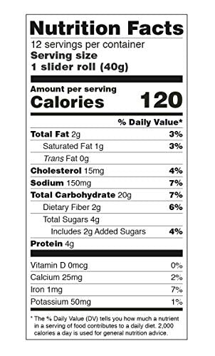 St. Pierre, Brioche Slider Rolls, 12-Ct, 16.9 Oz