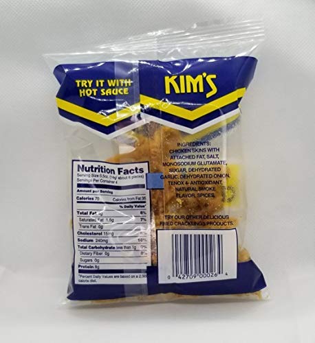 Kims Chicken Cracklings (Original) pack of 6