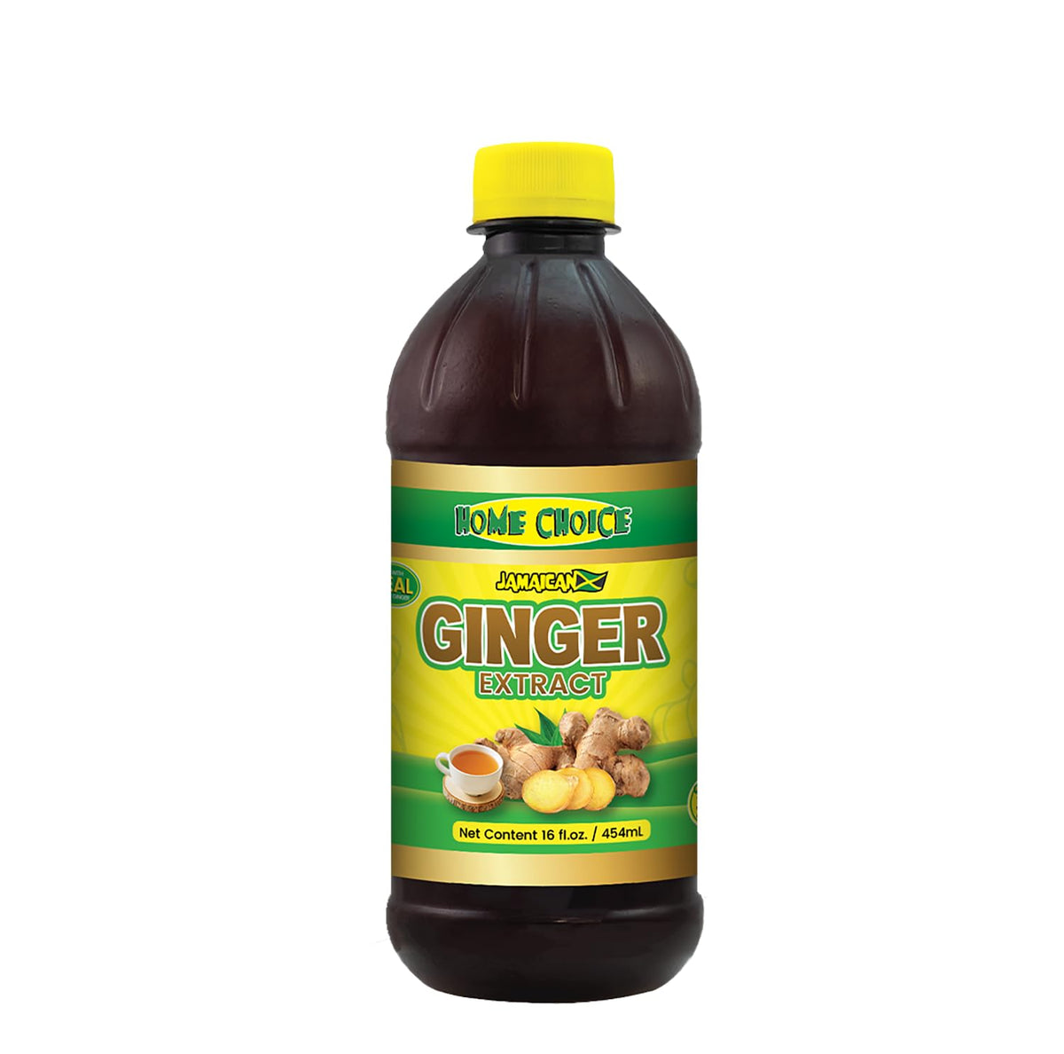 Home Choice Jamaican Pure Ginger Extract, 16 Fl Oz, Pack of 1