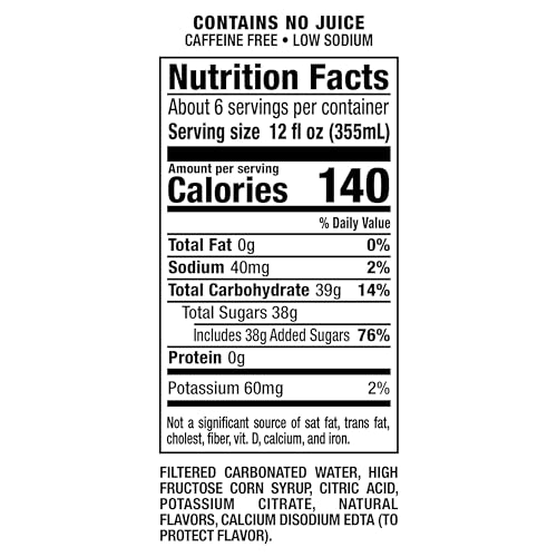 7UP Lemon Lime Soda  Naturally Flavored and Caffeine Free  2 Liter Bottle