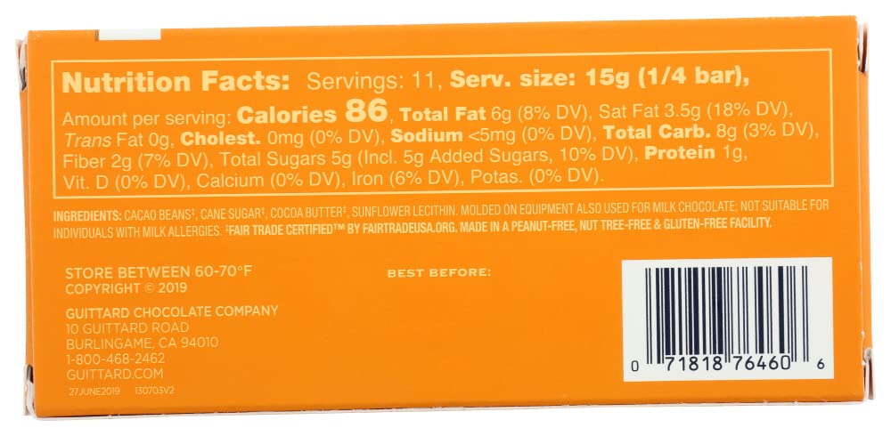 Guittard, Semisweet Baking Bar, 2 Ounce, 3 Count
