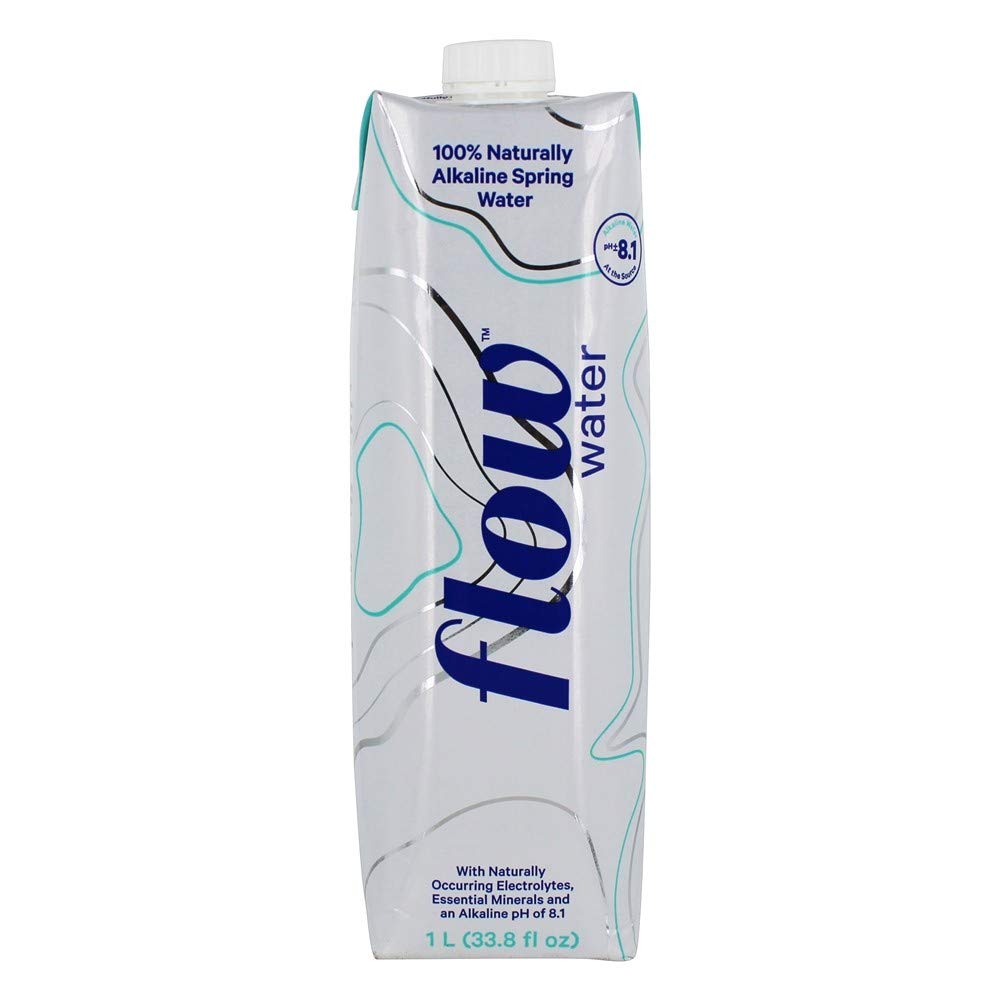 Flow Alkaline Spring Water, 100% Naturally Alkaline, 1L (33.8 Fl Oz)