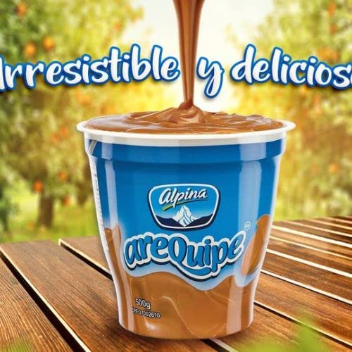 RUUFE Arequipito Alpina Colombian Snack - 20 Pack of 1.7oz Each, Sweet Arequipe Treat