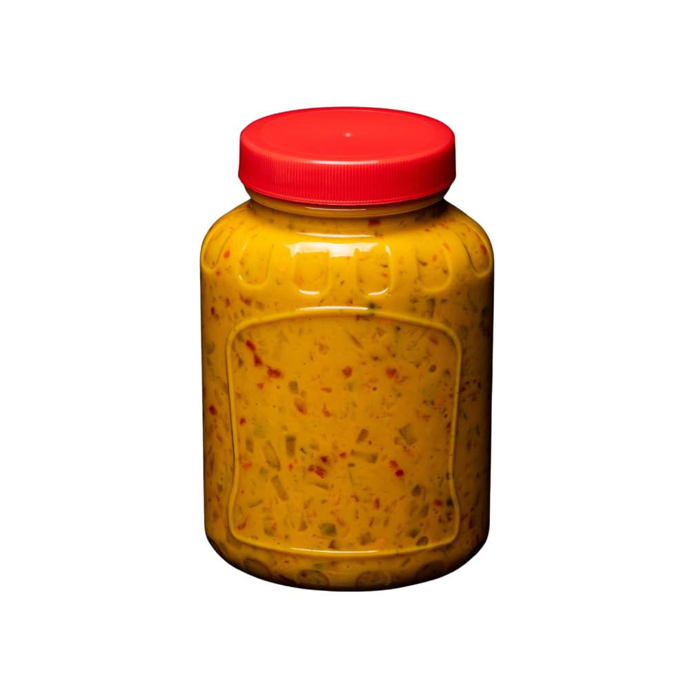 Webers Brand Hot Texan Sandwich Sauce - Spicy Mustard Relish Fusion | Vegan, Gluten-Free, 16oz