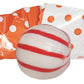 PEPPERMINT 100 Count Wrapped in Orange Polka Dot Candy Wrapper - Mint Candy