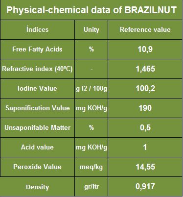 Brazil Nut Oil (Castanha do Par  ) (16 Oz) natural unrefined pure