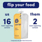 Cerebelly Organic Baby Food Pouches, Carrot Pumpkin Purees, 16 Nutrients, No Added Sugar, Fiber & Non-Gmo, 4Oz, 6 Pack