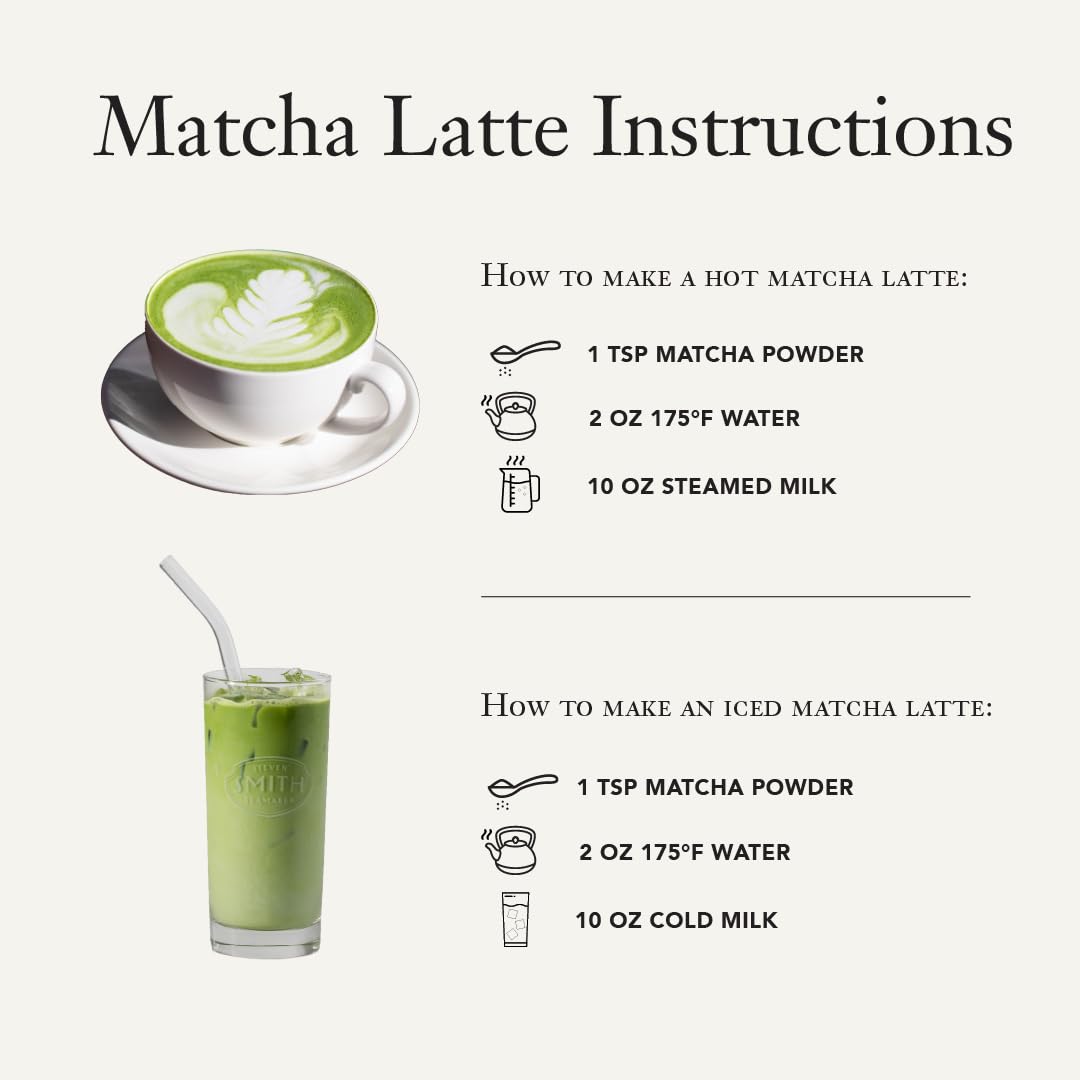 STEVEN SMITH TEAMAKER Matcha Green Tea Powder, Organic, Sugar-Free, Caffeinated, 40 Gram Tin