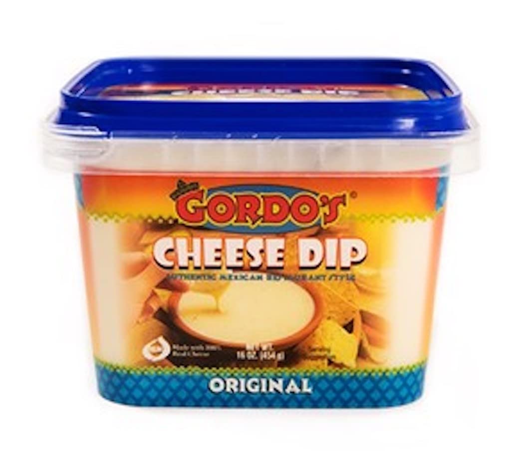 GORDOs Original Queso Blanco Dip, Mexican Cheese Sauce - Great for Nachos, 7 Layer Dip, Appetizer - 16 Oz.