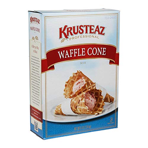 Krusteaz Waffle Cone Mix, 5 Pound (Pack of 6)