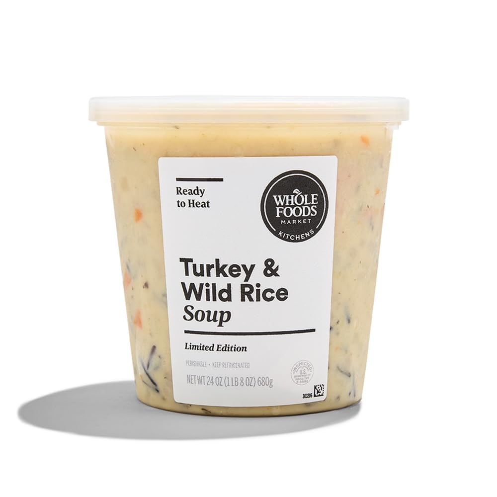 Whole Foods Market Kitchens Turkey & Wild Rice Soup, 24 OZ