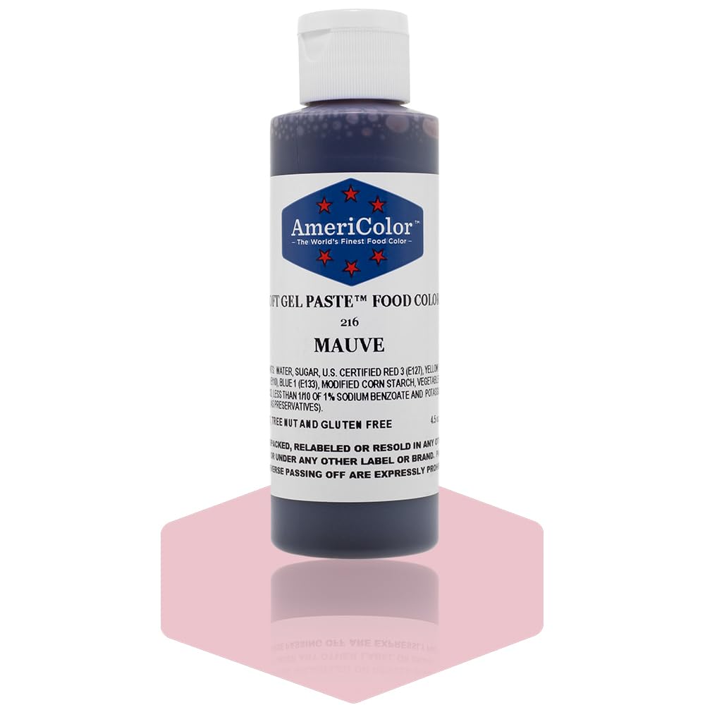 Americolor Soft Gel Paste Food Color, 4.5-Ounce, Mauve