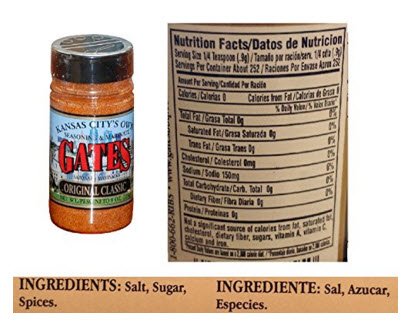 Gates BBQ Sauce and Dry Rub Variety Bundle - 4 Pack, 18.288 cm Size